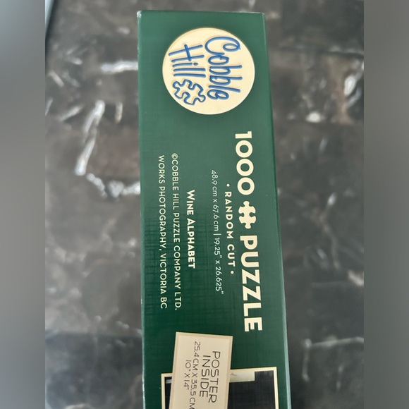 Cobble Hill 1000 piece puzzle Wine Alphabet - Picture 2 of 2